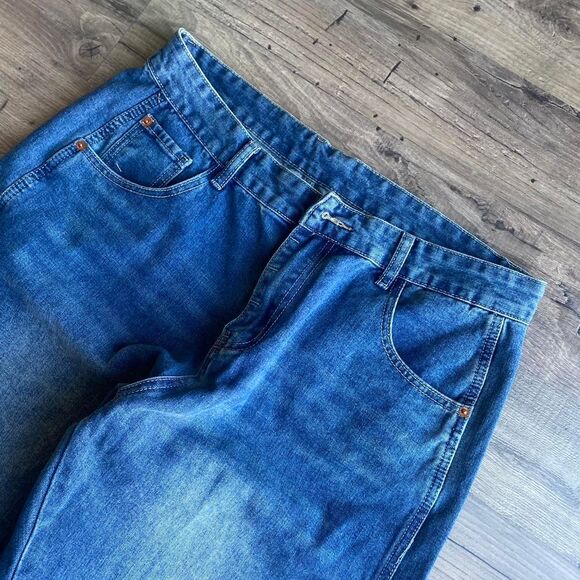 Jnco Men's Navy and Blue Jeans - Picture 3 of 7